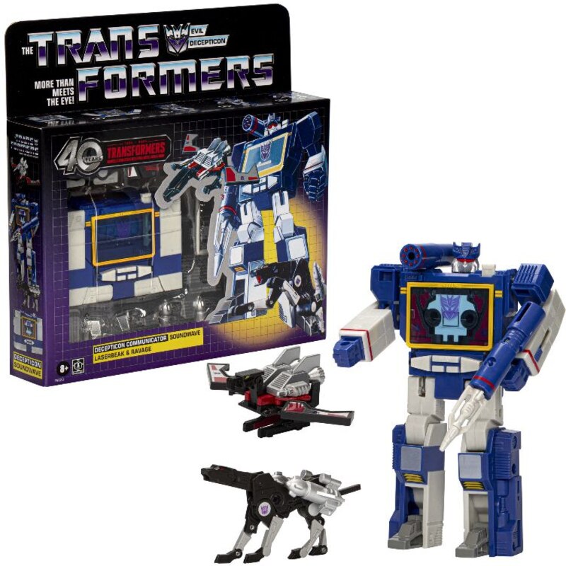 40th Anniversary Reissue Blaster & Soundwave Sets Official Images 